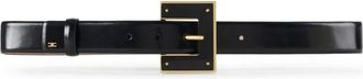 Elisabetta Franchi Leather High Waist Belt - female - Elisabetta Franchi - Belts - Black - XL - Accessories