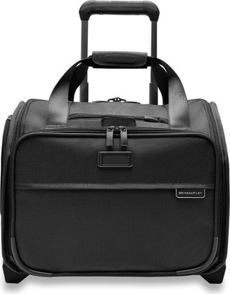 Briggs & Riley Baseline 2-Wheel Cabin Bag in Black at Nordstrom