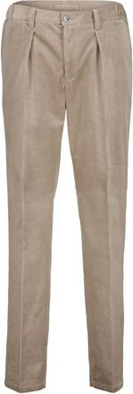 Profuomo Pantaloni Chino in Velluto a Coste - - Trousers - Uomo - Beige - L