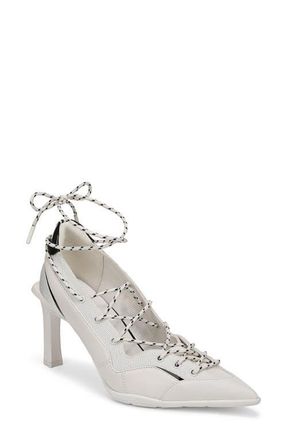 Naturalizer x June Ambrose Zyra Pointed Toe Sneaker Pump in Warm White at Nordstrom, Size 5.5