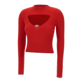 Diesel Truien & Vesten, Dames, Rood, M, Wol, M-Olina Sweater