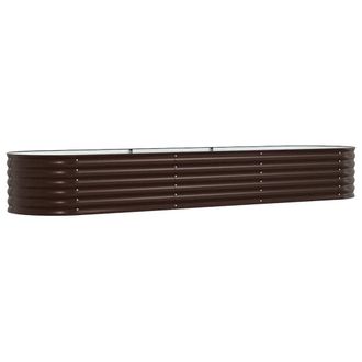 vidaXL Cama Elevada Marr&oacute;n 320 X 80 X 44 Cm Acero Vidaxl