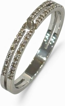 Gucci White Gold White Gold (18K) Band Ring (Pre-Owned)