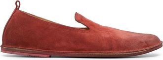 Mars&egrave;ll Mocassini Strasacco in pelle scamosciata - Rosso