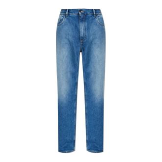 Dolce & Gabbana Jeans, Heren, Blauw, XL, Katoen, Straight-leg jeans