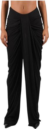 Amen Pantaloni a gamba larga - - Trousers - Donna - Nero - 3XL