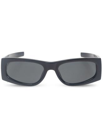Saint Laurent Eyewear Zonnebril met rechthoekig montuur - Zwart