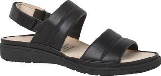 Ganter Evi Sandal - Dames - Schoenen - Zwart - Maat: 39 EU Leer