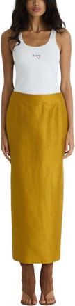 Romy Veda Skirt in Gold Gleam at Nordstrom, Size X-Small