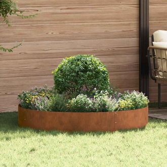 vidaXL Vidaxl Anello Per Vaso Marrone 120 X 120 X 20 Cm