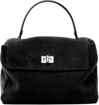 Generic Crossbody Bag, Compatible For Women, Single-Shoulder Genuine Leather(Black)