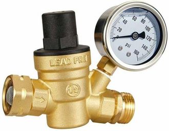 OEM Regulador De Presi&oacute;n De Agua De Lat&oacute;n De 3/4 De Pulgada, Apto Para Autocaravanas O Furgonetas Camper