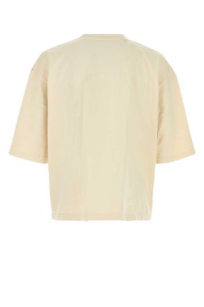 Willy Chavarria Mens Ivory Cotton Oversize Tears On My Pillow T-Shirt Masa Exterior Exterior: T-shirts And Polos