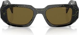 Prada Zonnebril - Dames - Zonnebrillen - Zwart - 49 MM - Accessoires