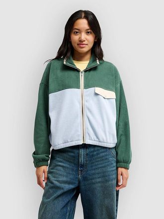 Quiksilver Kedai Fz Giacca in Pile verde