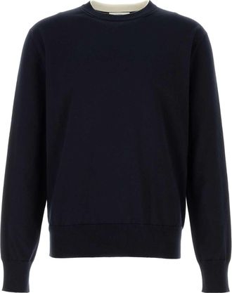 Jil Sander Midnight Blue Cotton Sweater
