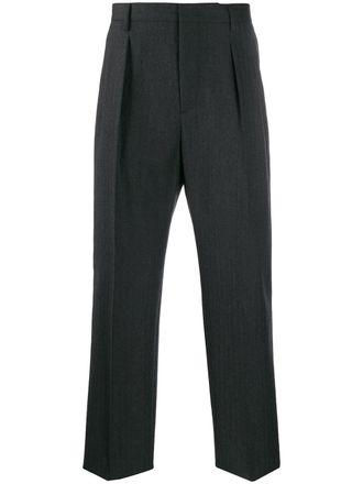 Valentino Garavani straight leg tailored trousers - Grey