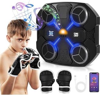 OEM M&aacute;quina De Boxeo Con M&uacute;sica Inteligente Para Ni&ntilde;os Con Funci&oacute;n De Conteo, Luz Ajustable, Equipo De Entrenamiento De Objetivo De Pared Para Ni&ntilde;os, Equi