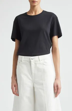 Toteme Classic Organic Cotton T-Shirt in Black at Nordstrom, Size X-Small