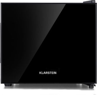 Klarstein Klarstein Happy Hour Minifrigor&iacute;fico Eec A Puerta De Cristal 9 L Negro