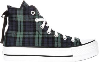 Converse Chuck Taylor All Star Lift Platform Plaid - female - Converse - Sneakers - Blue - 6 1/2 UK - Shoes