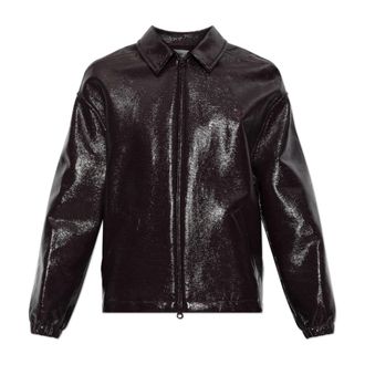 Courr&egrave;ges Leather Giacche - - Jackets - Donna - Rosso - XS