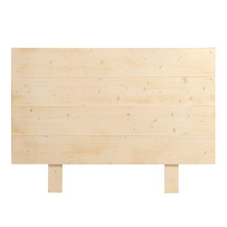 Hannun Cabecero de cama de madera de abeto color natural para cama 150 cm