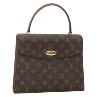 Louis Vuitton Pre-owned Handbags, female, Brown, Size: ONE SIZE Pre-owned Malesherbes Handbag