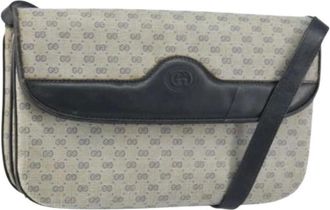 Gucci Pre-owned Cross Body Bags, female, Blue, Size: ONE SIZE Pre-owned Vintage Cross Body Bag