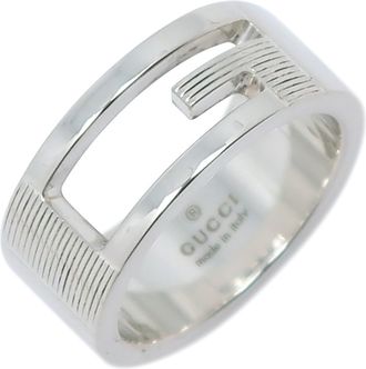 Gucci Silver 925 Band Ring (Pre-Owned)