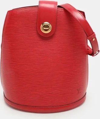 Louis Vuitton Tweedehands leren schoudertassen - Dames - Vintage Schoudertas - Rood - ONE Size - Leer - Vintage