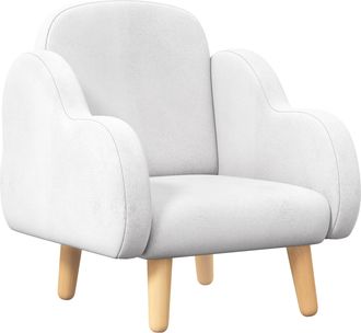 OEM Sill&oacute;n Para Ni&ntilde;os Sill&oacute;n Infantil Dise&ntilde;o De Nube Con Tacto S&uacute;per Suave Para Ni&ntilde;os De 18-36 Meses 46x51x55 Cm Blanco