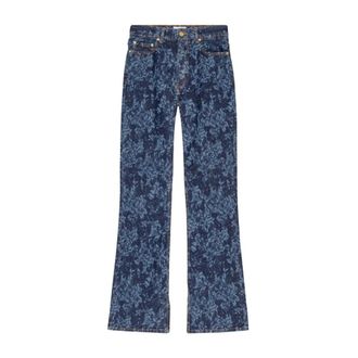 Ganni Klassieke Denim Jeans voor Dagelijks Gebruik - Dames - Jeans - Blauw - Maat: W28 Denim