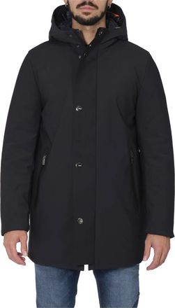H&egrave;SKIMO He 544015 Lange Softshell Jas - Heren - Parka Jassen - Blauw - 2XL - Jassen