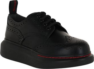 Alexander McQueen Liquid Brogue Derby in Black at Nordstrom Rack, Size 5Us / 35Eu