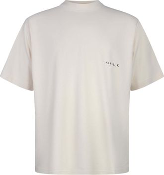 Siksilk T-Shirt SIKSILK Siksilk T-Shirt Graphic, Herren, Gr. XL, ecru, Obermaterial: 100% Baumwolle CO., Shirts T-Shirt