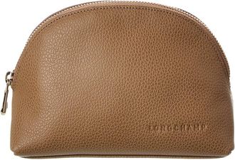 Longchamp Le Foulonné Leather Pouch