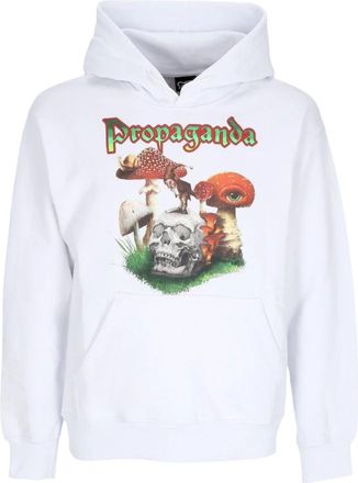 PROPAGANDA Witte hoodie met kangoeroezak - Heren - Hoodies - Wit - L - Katoen - Hoodies & sweatvesten