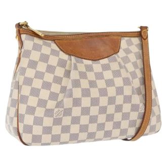 Louis Vuitton Pre-owned Cross Body Bags, female, White, Size: ONE SIZE Pre-owned Canvas Cross Body Bag