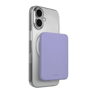 Puro Bater&iacute;a Externa Magn&eacute;tica Usb-c Magsafe Ultradelgada De 4200 Mah - Morada