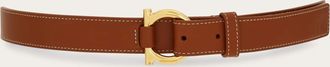 Ferragamo Women Gancini belt Beige