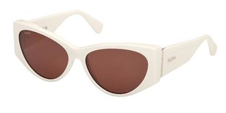 Max Mara MM0132 21E Womens Sunglasses White Size 58