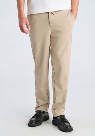 Lindbergh Jogginghose LINDBERGH, Herren, Gr. XXL, N-Gr, lt stone, Web, Obermaterial: 75% Polyester, 22% Viskose, 3% Elasthan, unifarben, lang, Hosen Jogginghose