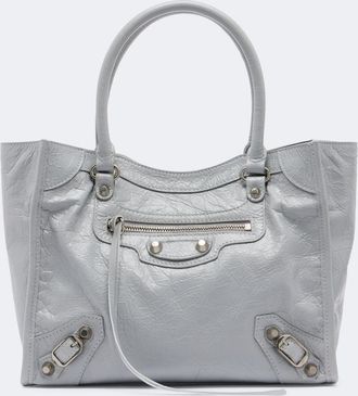 Balenciaga Le City Mini leather top-handle bag