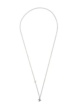 Werkstatt M&uuml;nchen Collana Mini Swallow - Effetto metallizzato