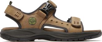 Dunham Mens Nolan Adjustable Sandal In Tan 4E