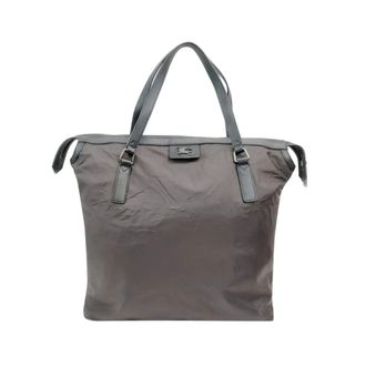 Burberry Brown Nylon Tote Bag Size L