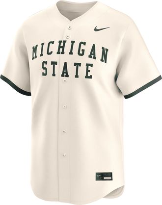 Nike Michigan State Spartans Nike Mens College Limited Baseball Jersey in Brown | UNBB0DVLMST-0YS
