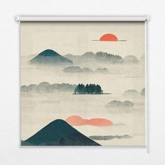 Tulup Tenda A Rullo Interna Per Finestra - Tenda Filtrante Luce - Tenda Privacy - Tenda Decorativa Rettangolare - Rullo Per Interni - (90 Cm X 180 Cm) - Mon