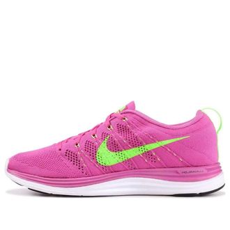 Nike (WMNS) Nike Flyknit Lunar1+ Club Pink Electric Green 554888-631